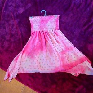 Strapless Hot Pink Strapless Top
